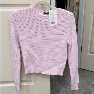 Pink Crew Neck Sweater